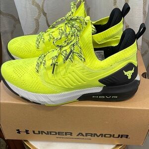 Like New Under Armour Bright Yellow Athletic Shoes